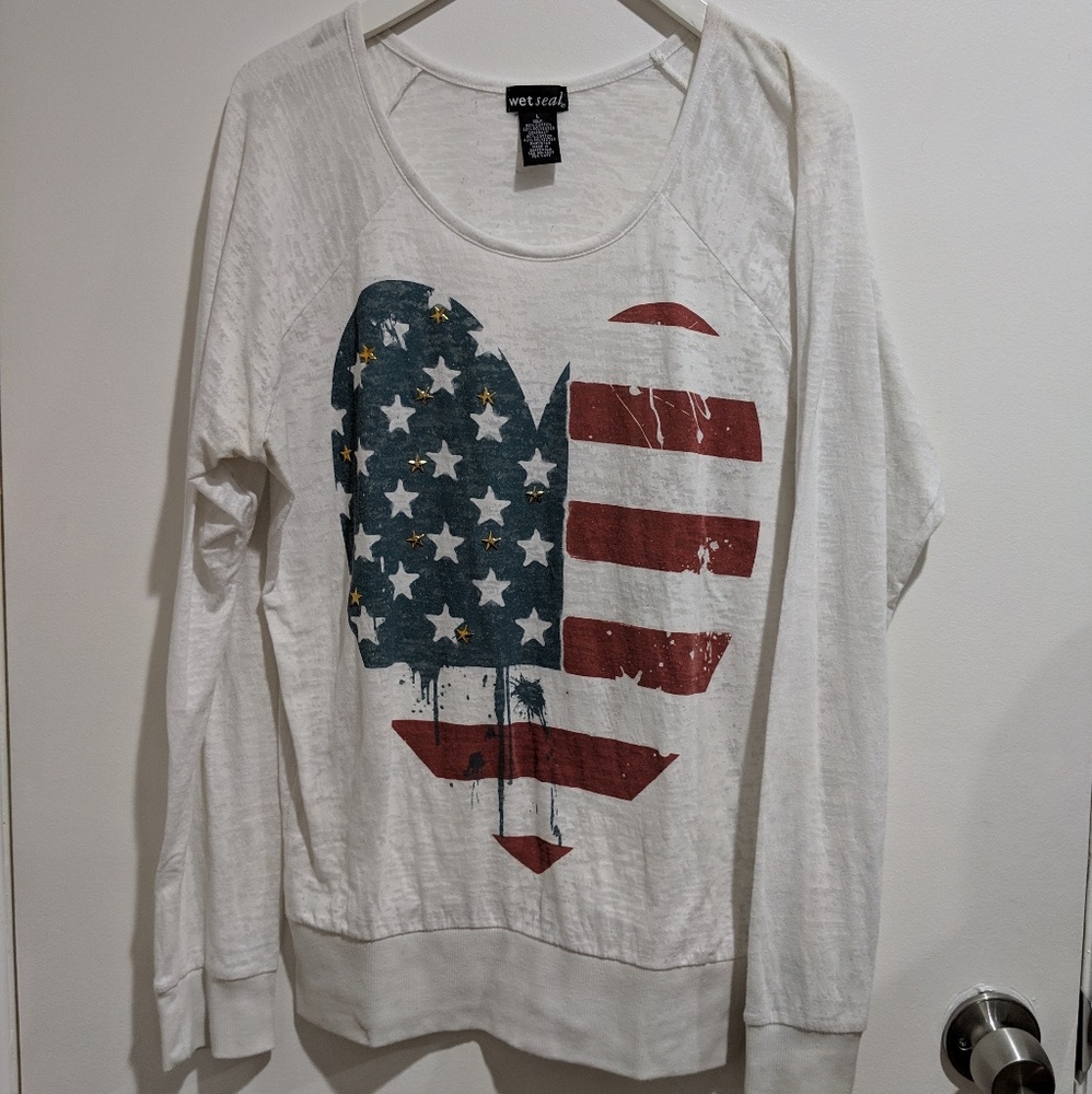 American Flag Heart